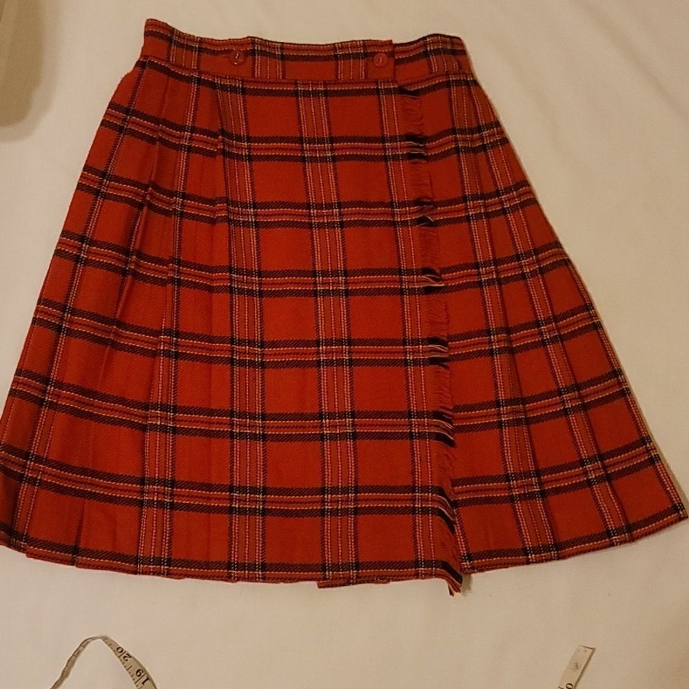 - Vintage Michele petite plaid skirt size 4